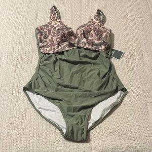 Eomenie Women's One Piece Swimsuits Tummy Control